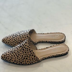 J.Adams animal print mule shoe size 7